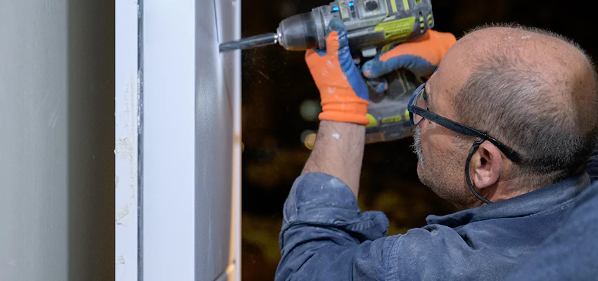 Rim Peephole Cam Installation in Lake Arrowhead, California